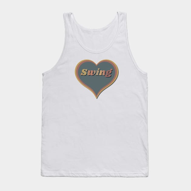 Swing heart Tank Top by Bailamor